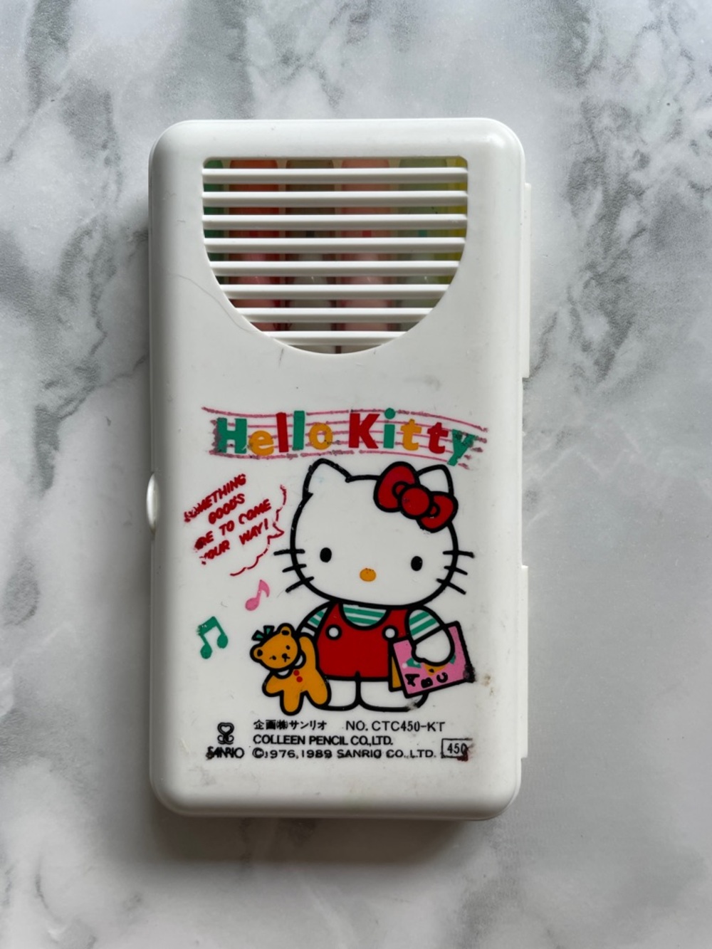 Vintage SANRIO Hello Kitty 1989 - mini marker set - markers do not work!